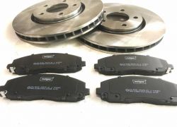 2x Brzdové kotúče + brzdové platničky predné FIAT FREEMONT