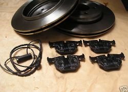 Brzdové kotouče + destičky zadní BMW E46 od rv 10.2000