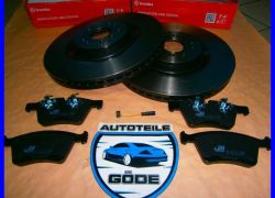 Brzdové kotúče predné Brembo 375 mm + platničky predné Mercedes GL X164