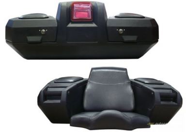 Box na štvorkolku Kimpex Deluxe ATV - zadný/čierny