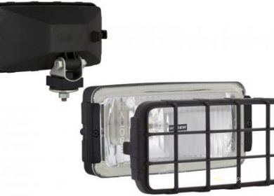 Prídavné svetlá s mriežkou WESEM 2HP 180x86mm - diaľkové, 2ks