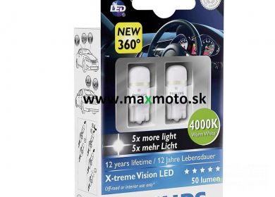 Philips Led žiarovky T10 W5W 12V 4000K, 2ks, NEW