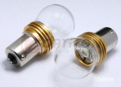 LED žiarovka P21W Ba15s GLASS Cree 9W Power Led