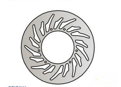 Brzdový kotúč pred. NG837 RIEJU NKD50, YAMAHA XT125