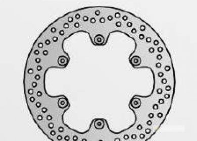 Brzdový kotúč pred. NG054 YAMAHA 600 XT, SRX