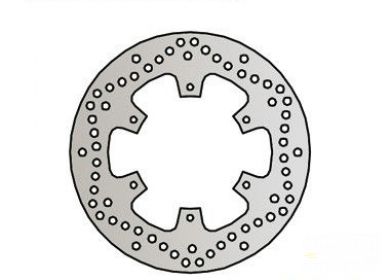 Brzdový kotúč pred./zad. NG057 YAMAHA XTZ750 Super Tenere