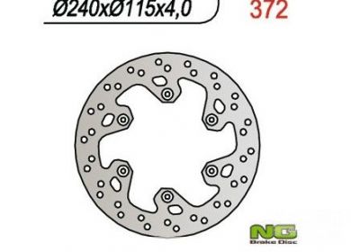 Brzdový kotúč zad. NG372 YAMAHA YZ 125/250/400/426, WR 400/426