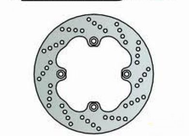 Brzdový kotúč zad. NG1065 SUZUKI AN 650 Burgman