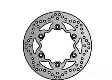 Brzdový kotúč pred. NG194 HONDA CA 125, CMX 250 Rebel