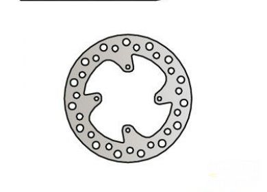 Brzdový kotúč zad. NG796