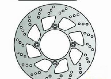 Brzdový kotúč pred. NG1024 HONDA FMX 650