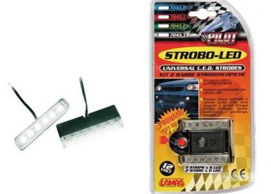 Osvetlenie interiéru STROBO 6LED - biele