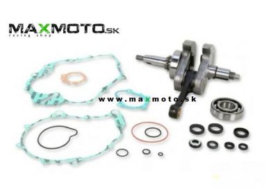 Kľukový hriadeľ YAMAHA Raptor 660, ložiská, tesnenia a guferá