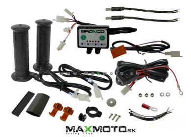 Vyhrievanie rukovätí a palca pre štvorkolky, BRONCO, 4-zónové